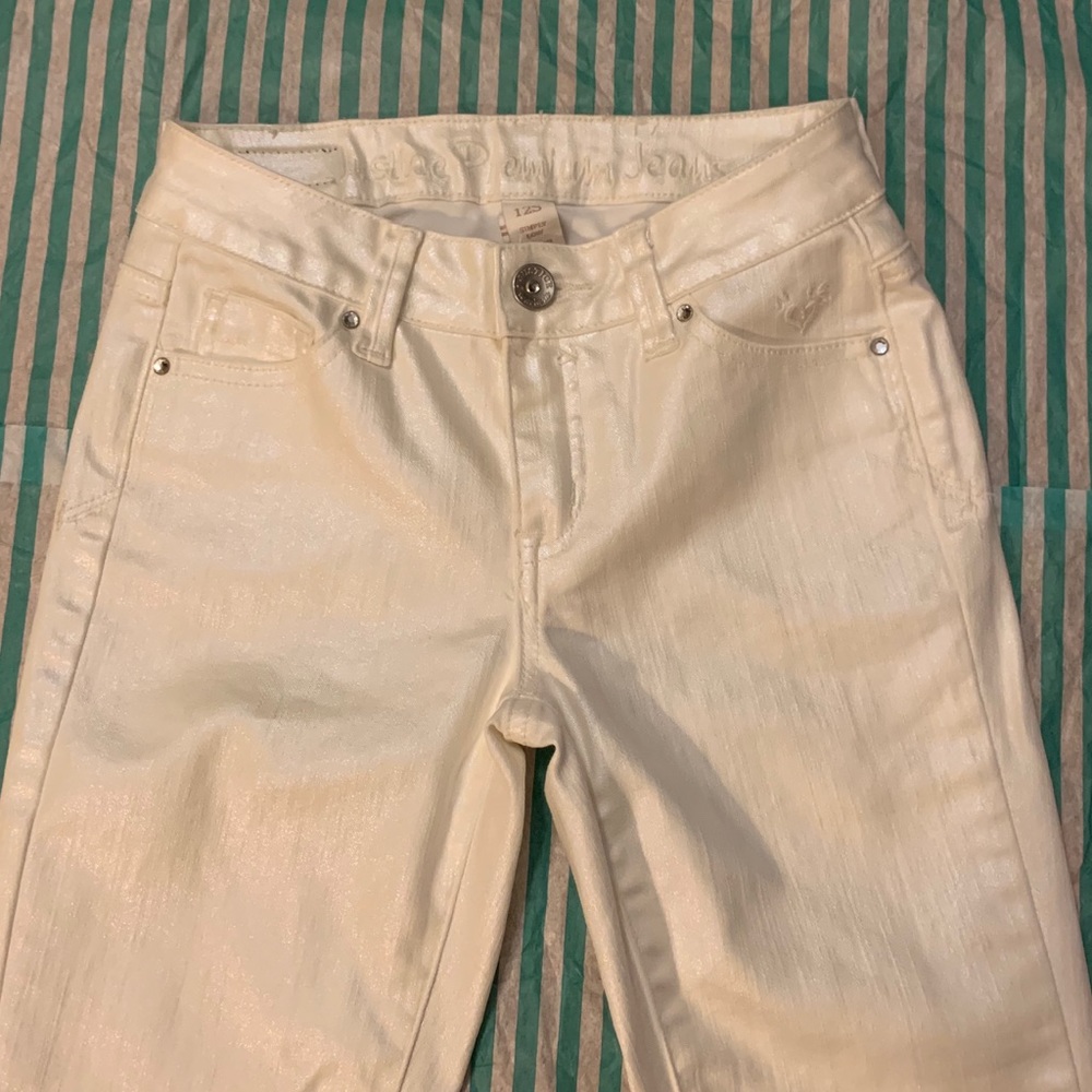 Justice Premium White Jeans- Super Skinny